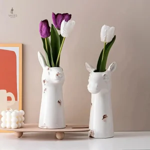 Vase en forme d'animal pour une touche originale