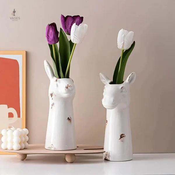 Vase en forme d'animal pour une touche originale