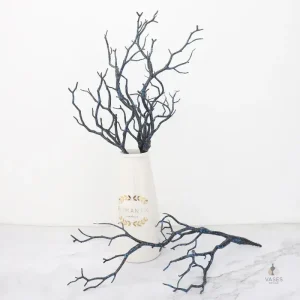 Branche décorative en fleurs artificielles, look naturel