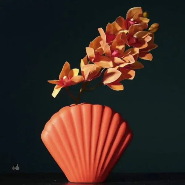 Vase décoratif coquillage, style maritime