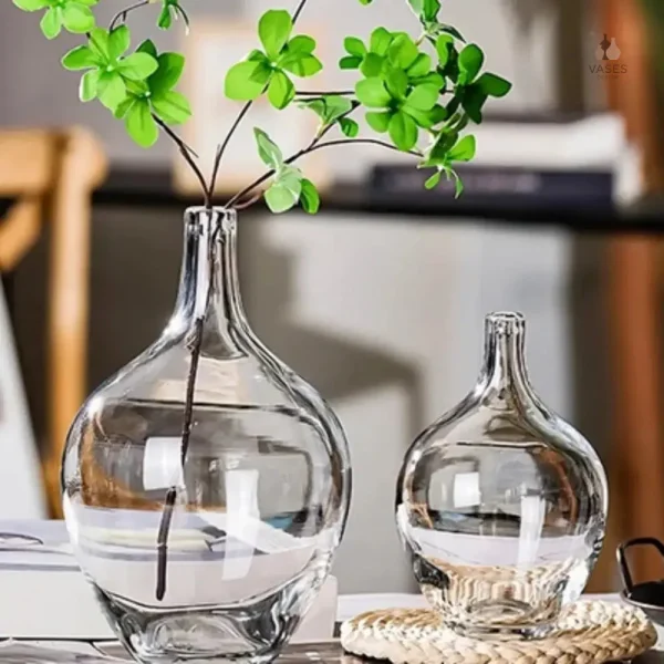 dame-jeanne-vase-1 Dame Jeanne vase en verre transparent