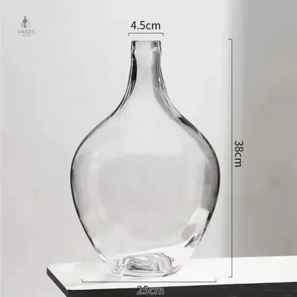 Vase en verre Dame Jeanne, design classique
