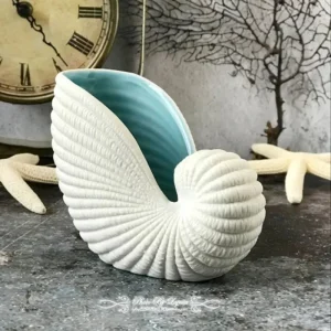Vase coquillage décoratif en design élégant