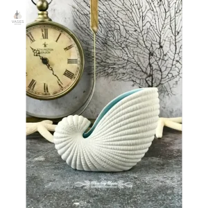 Vase nautique en forme de coquillage pour décoration