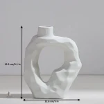Vase pampa en style naturel pour décoration intérieure