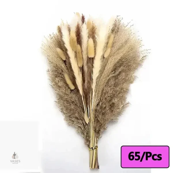 Décoration murale avec fleurs séchées artisanales