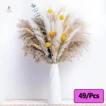 Fleurs séchées naturelles en bouquet décoratif - vue 3