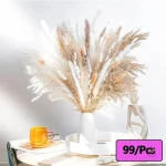 Fleurs séchées naturelles en bouquet décoratif - vue 5