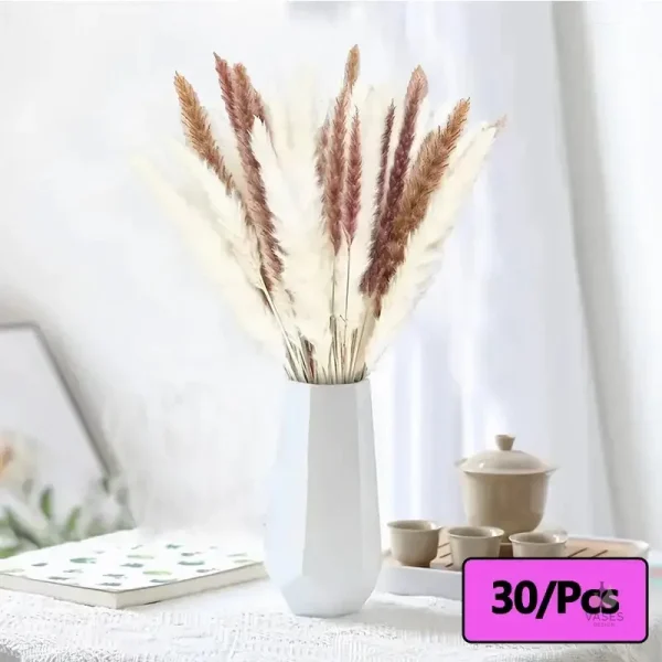 Fleurs séchées aux couleurs pastel pour la maison