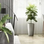 Vase large argenté pour embellir votre espace