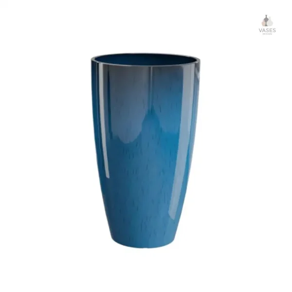Pot de fleur bleu canard pour intérieur et extérieur