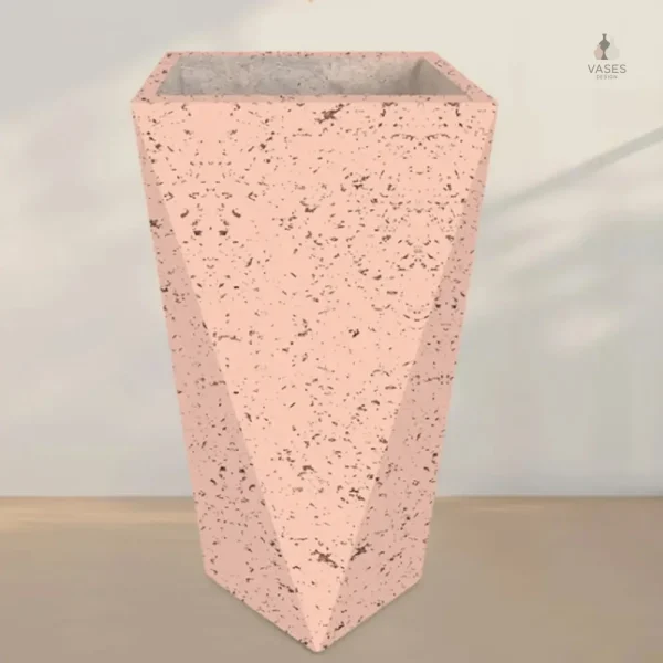 Grand pot de jardin coloré