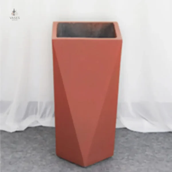 Vase extérieur en couleur