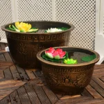 Grand pot de 80 cm pour plantes d'extérieur