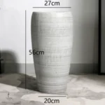 Pot de fleur en grès de grande taille