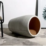 Pot de fleur en grès, design élégant et moderne