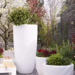 Pot de fleur extérieur de grande taille 100 cm