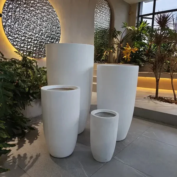 Pot de fleur design 100 cm pour extérieur