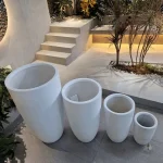 Pot de jardinage 100 cm pour grandes plantes
