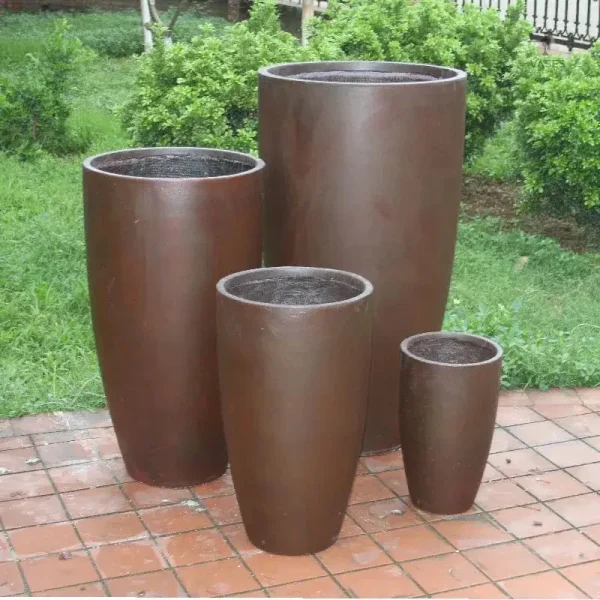 Pot extérieur 100 cm pour décoration de jardin