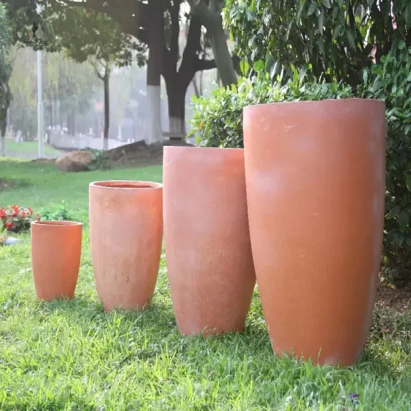 Grand pot en plastique 100 cm pour espaces extérieurs