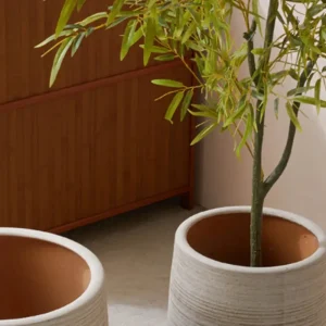 Pot décoratif en céramique pour extérieur