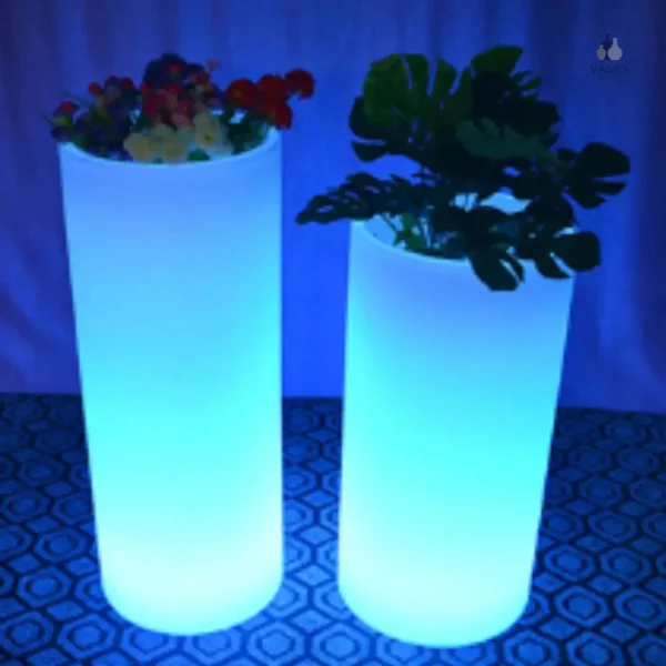 Grand pot de fleur pour aménagement extérieur lumineux