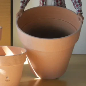 Grand pot décoratif en plastique pour plantes