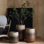 Pot de fleur design pour un intérieur moderne