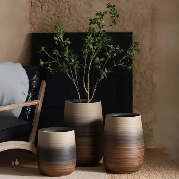 Pot de fleur design pour un intérieur moderne