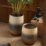 Design raffiné de pot de fleur pour votre maison
