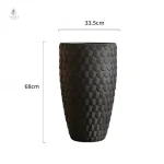 Grand pot noir pour plantes d'intérieur