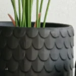 Pot de fleur design noir pour votre maison