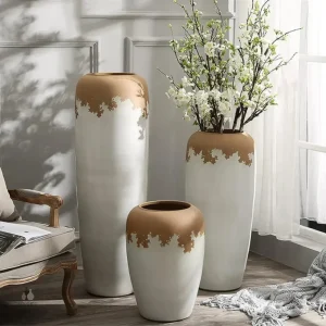Grand vase décoratif à poser au sol