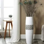 Vase décoratif haut pour intérieur ou extérieur