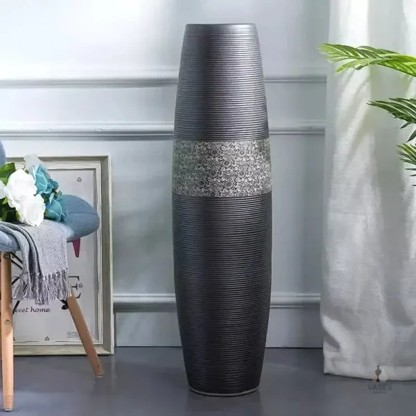 Vase imposant à poser, 100 cm de hauteur