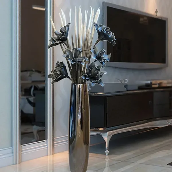 Vase décoratif en sol de 80 cm pour intérieur