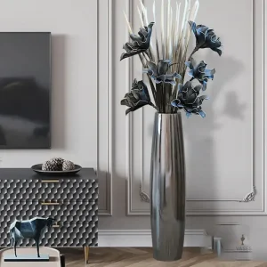 Grand vase au sol, design élégant et moderne
