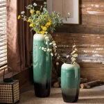 Vase décoratif imposant pour salon