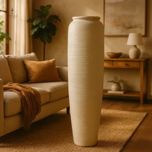 Accessoire déco : grand vase pour plantes hautes