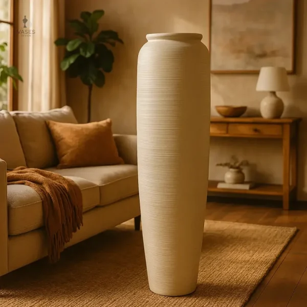 Accessoire déco : grand vase pour plantes hautes