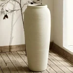 Vase à poser au sol, parfait pour les fleurs séchées