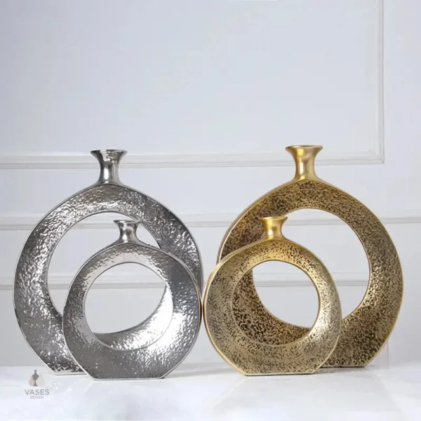 Grand vase pampas élégant pour décoration intérieure