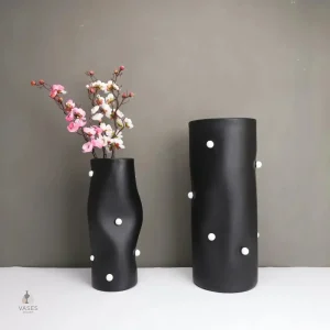 Vase en verre idéal pour bouquets de fleurs fraîches