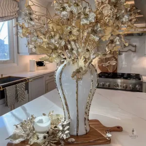 Vase contemporain idéal pour fleurs ou plantes