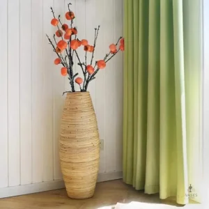 Vase en bois design pour décoration intérieure