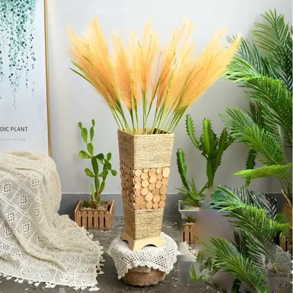 Vase osier, pièce maîtresse pour salon