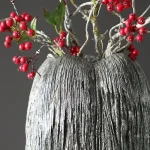 Vase intérieur haut offrant une touche artistique