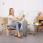 Vase spacieux pour une présentation florale impressionnante