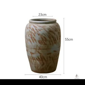 Vase vintage imposant, ajout d'élégance à la déco